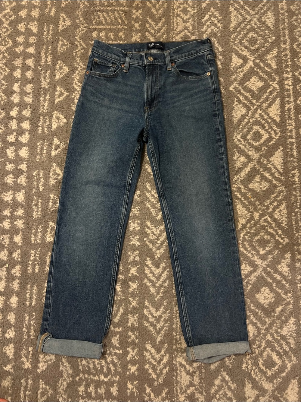 GAP 90’s straight Dark Blue Straight Leg Jeans size 6/28